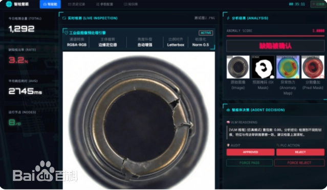 工业 AI 视觉质检（项目示意）