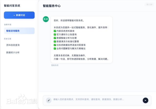 AI 驱动企业数字化管理平台（项目示意）